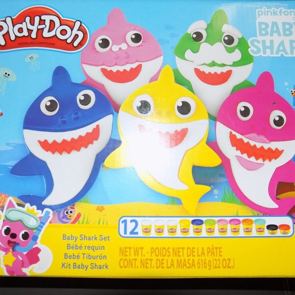 Play-Doh Pinkfong Baby Shark Set NEW - Picture 2 of 3